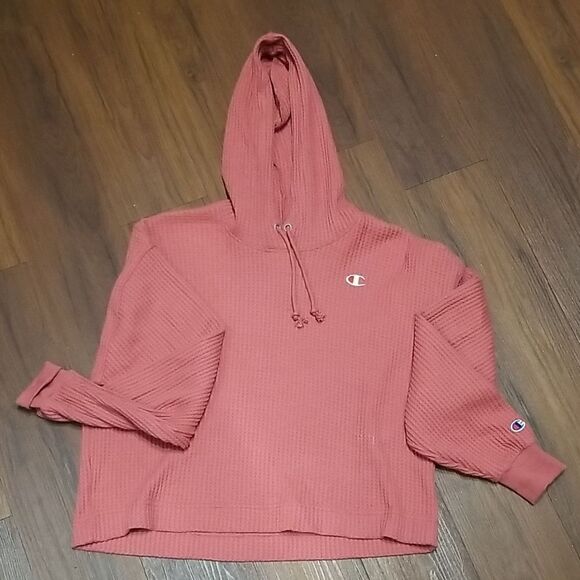 Champion Knit Hooded Sweater Women's size Medium - Picture 1 of 4
